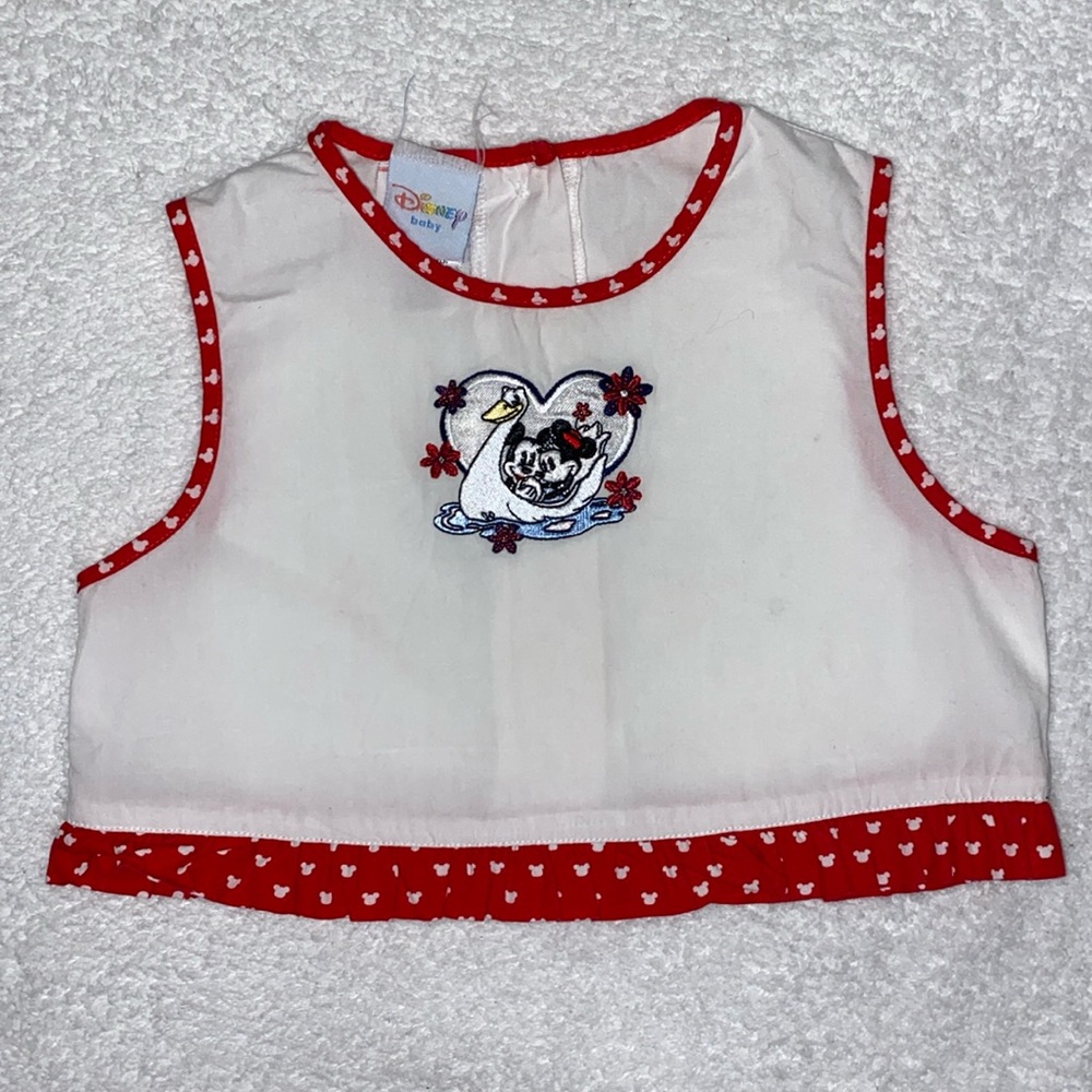 Disney baby Mickey Minnie swan boat summer top 24m